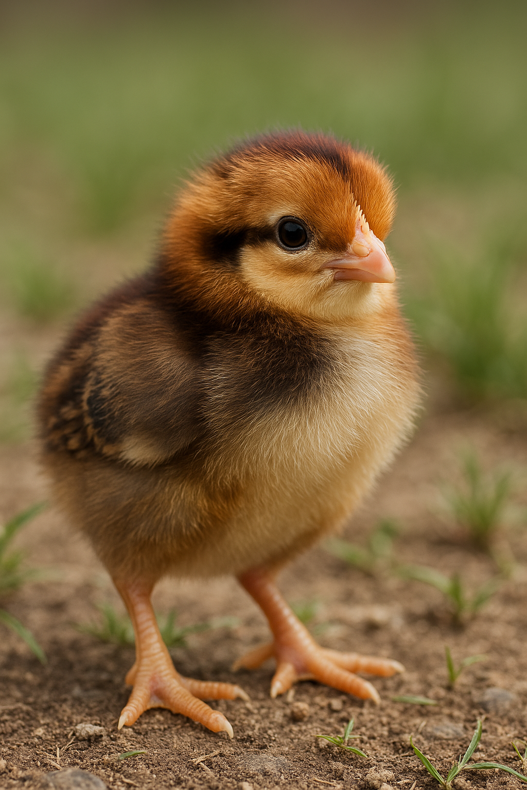 Welsummer Day-Old Chick - AI-generated placeholder image