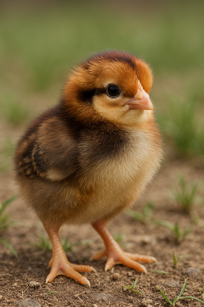 Welsummer Day-Old Chick - AI-generated placeholder image