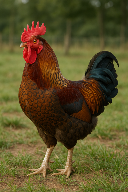 Welsummer Rooster - AI-generated placeholder image