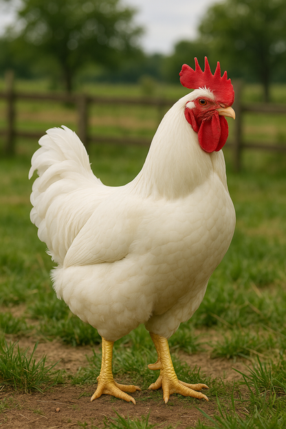 White Rocks Rooster - AI-generated placeholder image